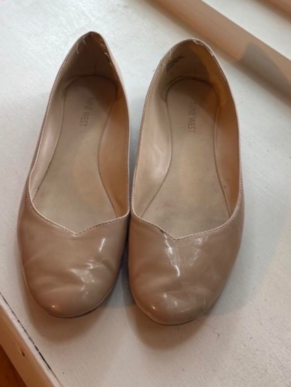 Nine West Nude Flats